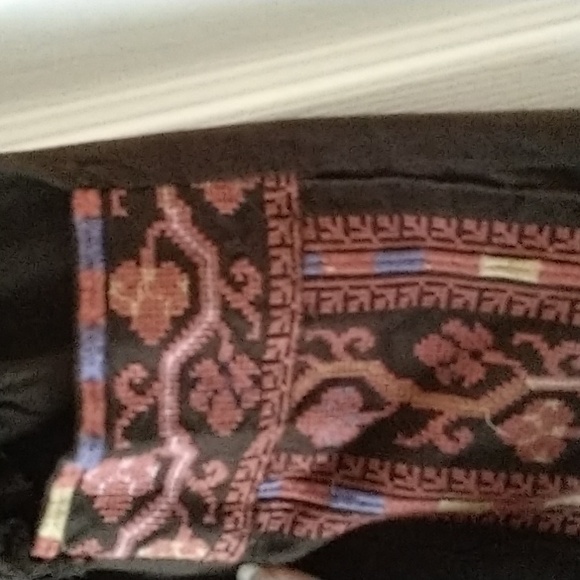 FREE PEOPLE Day Glow Mini Dress In Brown Combo M - Picture 6 of 9